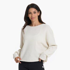 Vuori Slouchy Waffle Crew